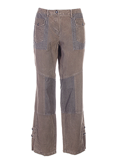 bleu de sym pantacourts femme de couleur marron
