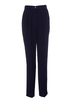 francois favel pantalons femme de couleur bleu