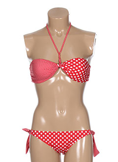 bluelobster maillots de bain femme de couleur rouge