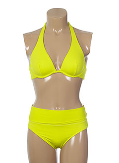 d nu d maillots de bain femme de couleur jaune