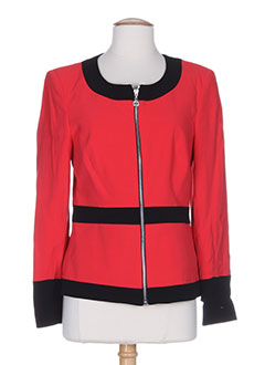 nathalie chaize vestes femme de couleur rouge