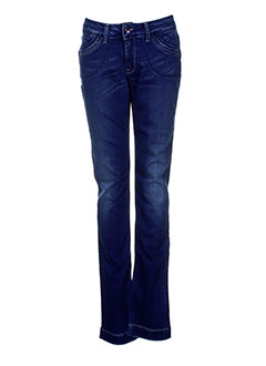 teddy smith jeans fille de couleur bleu