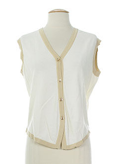 lucia gilets femme de couleur beige
