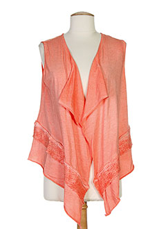 maloka gilets femme de couleur orange