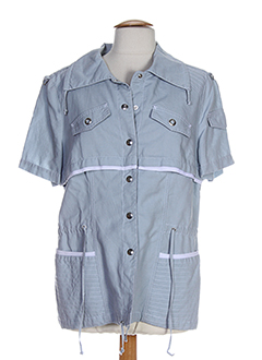bleu de sym vestes femme de couleur bleu