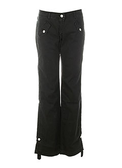 chipie pantalons fille de couleur noir