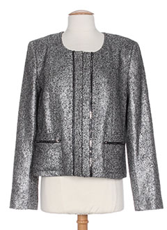 nathalie chaize vestes femme de couleur gris