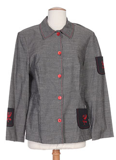 jean girard vestes femme de couleur gris