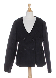bonsui manteaux femme de couleur noir