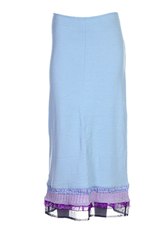 azuleros jupes femme de couleur bleu