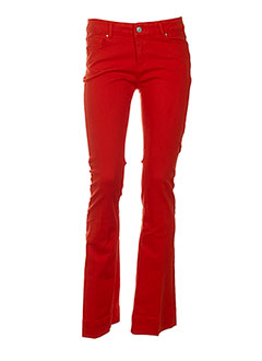 sinequanone pantalons femme de couleur rouge