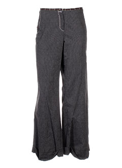 coco menthe pantalons femme de couleur marron