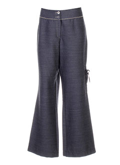 coco menthe pantalons femme de couleur gris