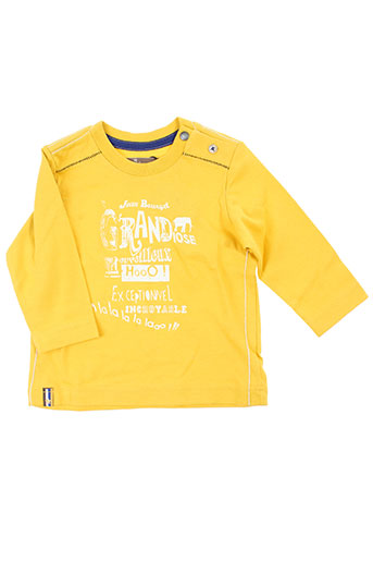 jean bourget t-shirts garçon de couleur jaune