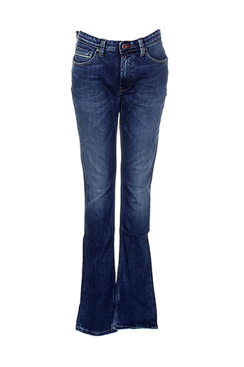 teddy smith jeans fille de couleur bleu