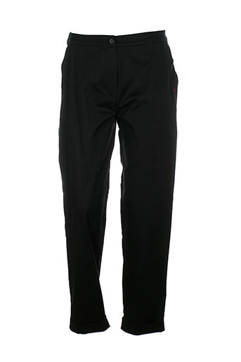 cannisse pantalons femme de couleur noir