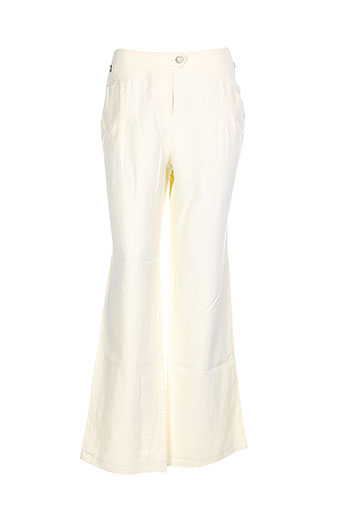 my way pantalons femme de couleur beige