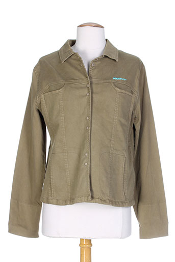 ddp vestes femme de couleur vert