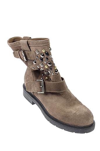 janet sport chaussures femme de couleur marron