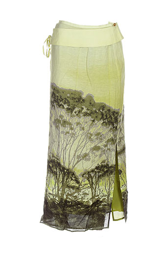 atika jupes femme de couleur vert
