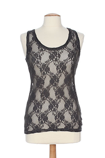 lauren vidal t-shirts femme de couleur gris