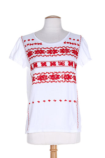 ambre babzoe t-shirts femme de couleur rouge