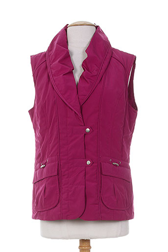 erfo gilets femme de couleur rose