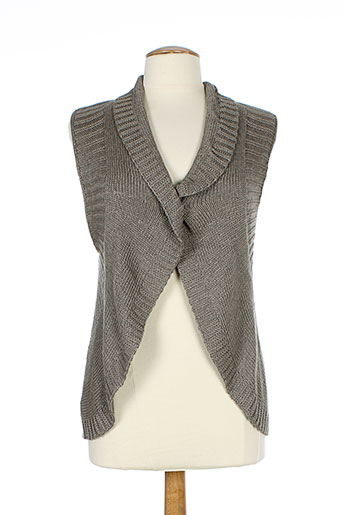 jensen gilets femme de couleur marron