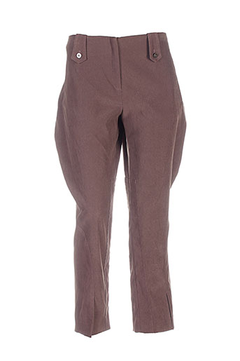 bleu blanc rouge pantacourts femme de couleur marron