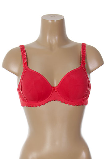 rosa faia lingerie femme de couleur rouge