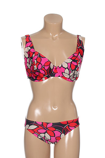 rosa faia maillots de bain femme de couleur rouge
