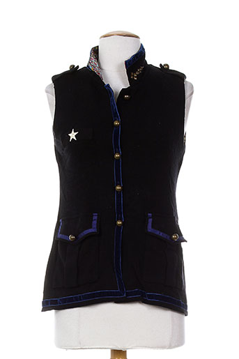 azuleros gilets femme de couleur noir
