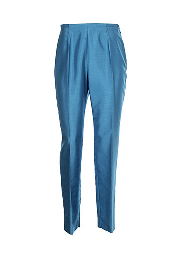 villa bleue pantalons femme de couleur bleu
