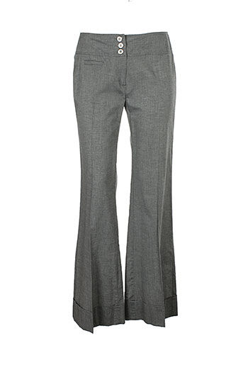 marella pantalons femme de couleur gris