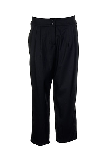 lino factory pantalons femme de couleur noir