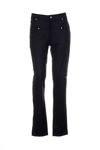 rivieres de lune pantalons femme de couleur noir