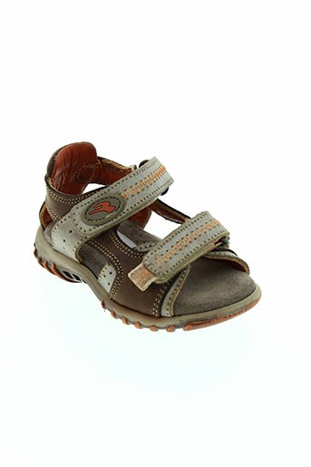 romagnoli chaussures garçon de couleur marron