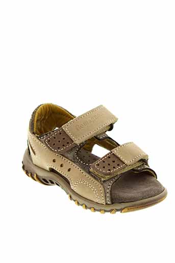 romagnoli chaussures garçon de couleur beige