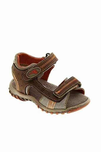 romagnoli chaussures garçon de couleur marron