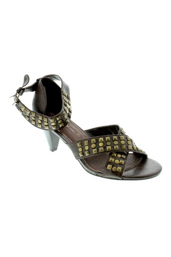 the divine factory chaussures femme de couleur marron