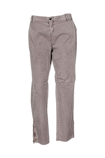 nana nucci pantalons femme de couleur marron
