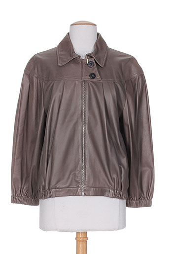 sportmax vestes femme de couleur marron