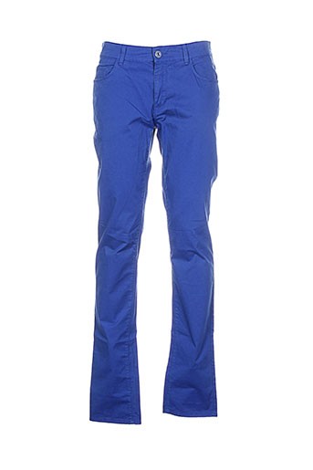 trussardi jeans pantalons homme de couleur bleu