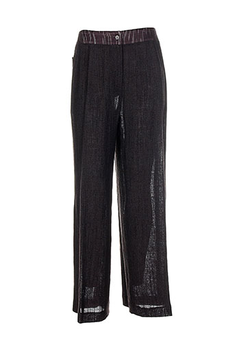 atika pantalons femme de couleur marron