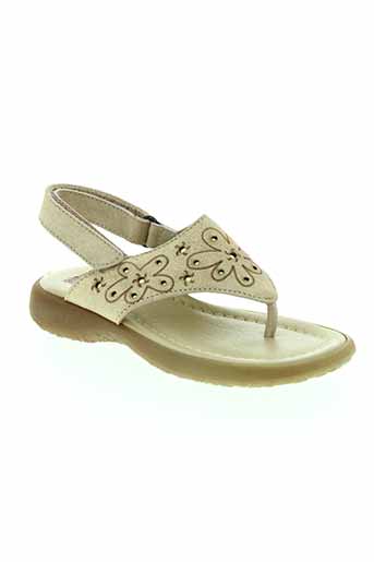 stones and bones chaussures fille de couleur beige