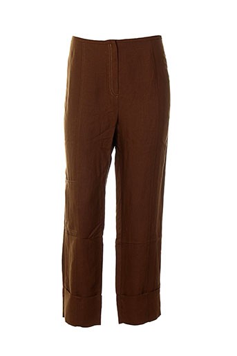 gerard pasquier pantacourts femme de couleur marron