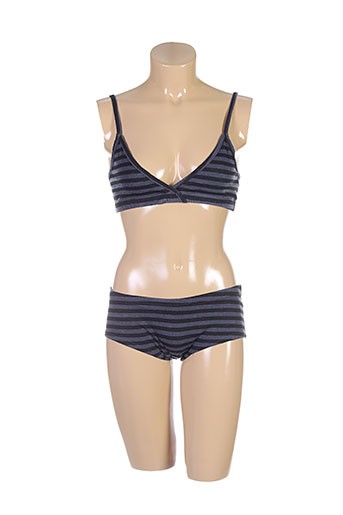 zoetee's lingerie femme de couleur bleu