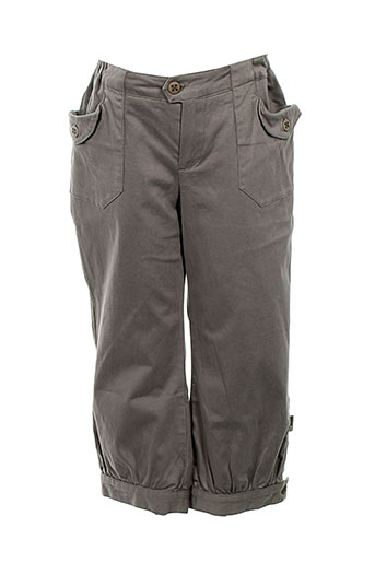 jean bourget pantalons fille de couleur gris