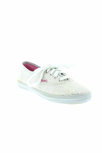 skechers chaussures fille de couleur gris