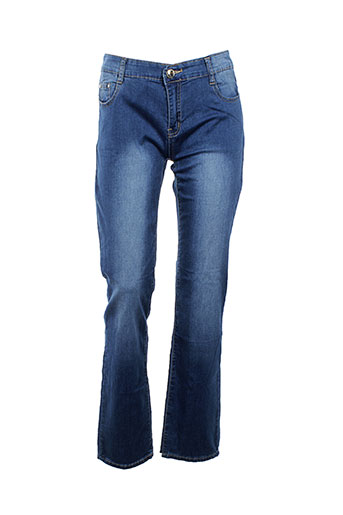 bs jeans jeans femme de couleur bleu